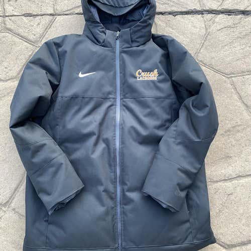 Nike Orange Crush Lacrosse Down Sideline Jacket