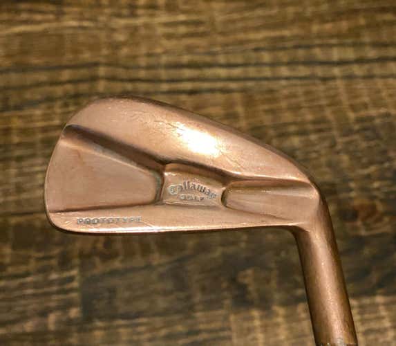 Used Right Handed X forged protoype 3-PW Stiff Flex Steel Shaft Iron Set