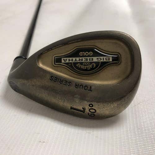 Used Callaway Big Bertha Gold 60 Degree Graphite Regular Golf Wedges