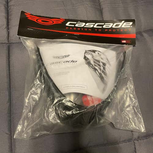 New Cascade tp-S Goalie Throat Guard Smoke