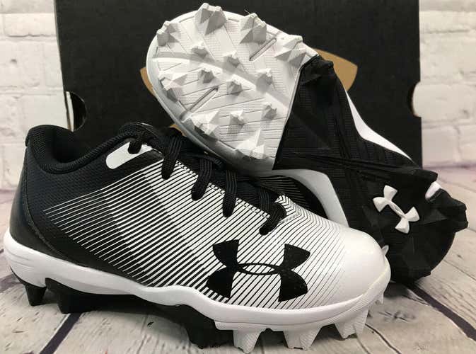 New Under Armour UA Leadoff Low RM Jr Size 11K Baseball Softball Cleats Shoes