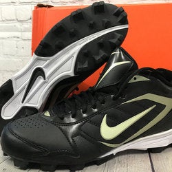 Nike Men’s Keystone 3/4 Baseball Cleats Athletic Fit Black Size 9 New With Box