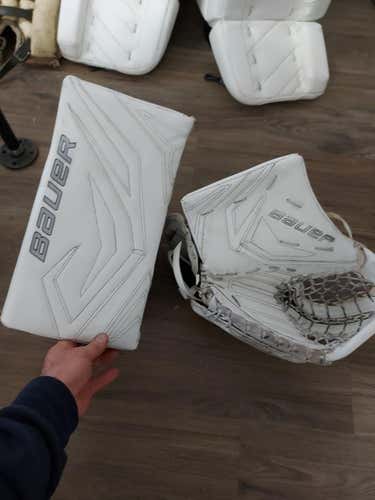 White Used Senior Bauer Regular Supreme One90