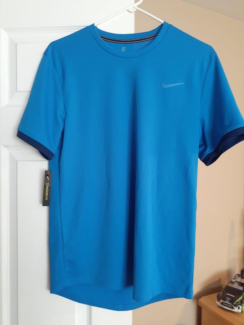 Blue New Men's Adult Small Nike Shirt