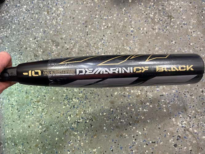 New Kid Pitch (9YO-13YO) USSSA Certified 2019 DeMarini Composite CF Zen Black Bat (-10) 22 oz 32"