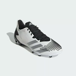 Adidas Predator 20.2 FG mutator firm ground Cleats mens Size 8 white/black