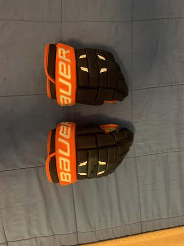 Black and Orange Used Bauer Nexus N2900 13" Gloves