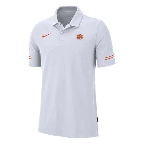 New Nike Dri-fit Flex clemson tigers Official On Field Polo CQ5251 100 Men’ M/medium