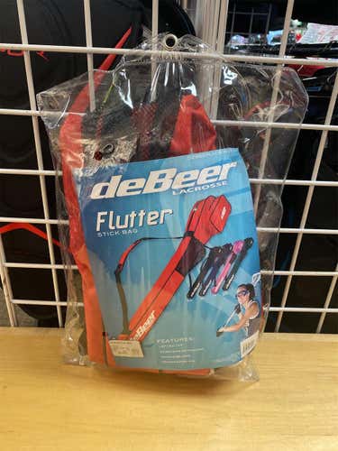 New deBeer Flutter Women’s Lacrosse Bag (Red)