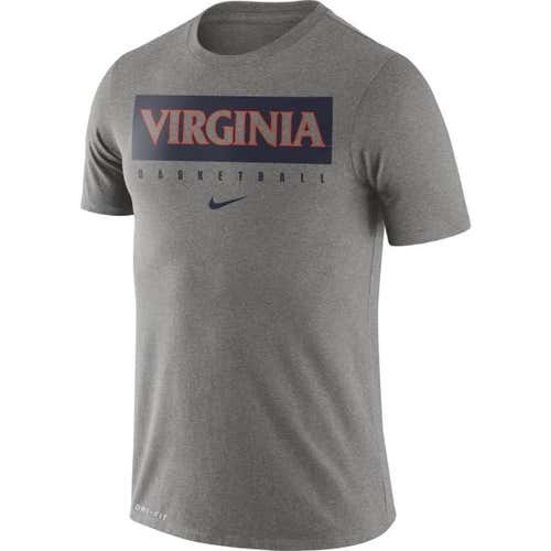 new Nike Mens virginia cavaliers basketball team issue Dri-Fit Legend Shirt tee/T-shirt L/large