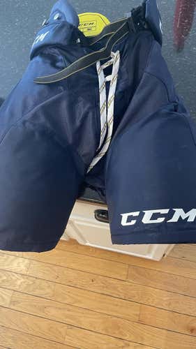 Blue Used Senior Small CCM Tacks 9060 Hockey Pants