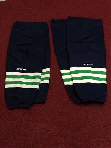 Game Worn Maine Mariners CCM Socks Size L & XL available