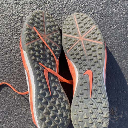 Orange Men's Indoor Nike Phantom Vision Elite Cleats