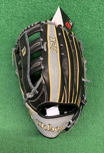 Wilson A2K SC1775 Spin Control 12.75" Outfield Baseball Glove - Left Hand Throw