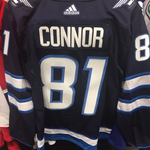 Kyle Connor Signed Winnipeg Jets Reverse Retro Adidas Auth. Jersey