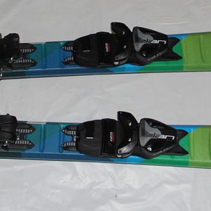 NEW 120cm Junior Skis Elan MAXX Uflex  with new size adjustable bindings set 2022 NEW