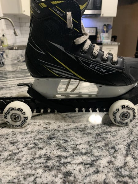 Skate guard with wheels