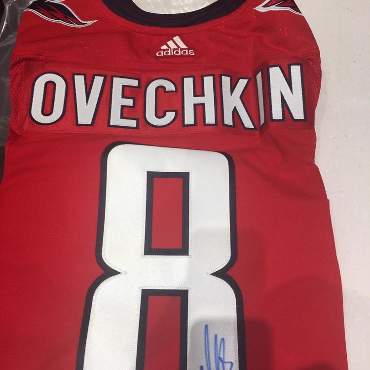 ovechkin signed jersey