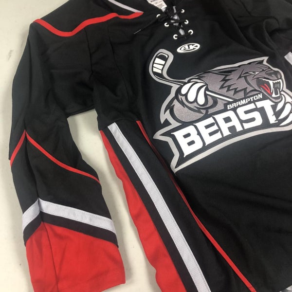 Brampton Beast ECHL Name Number Game Worn Jersey LOA
