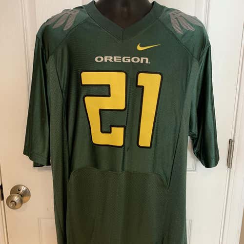 Green University of Oregon Vintage Football Jersey