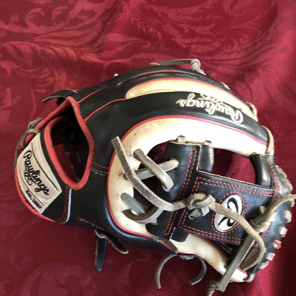 Black High School/College Infield Heart of the Hide 11.5" Baseball Glove