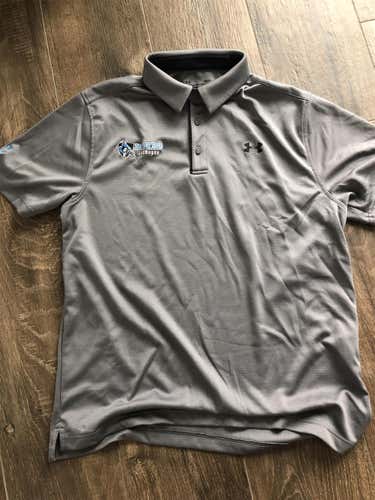Hopkins Lacrosse Under Armour Golf Shirt- Large