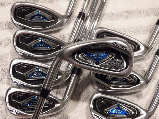 LEFT HAND MIZUNO JPX 825 GOLF IRON SET 4-P+G KBS TOUR REGULAR