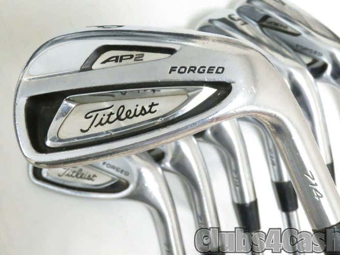 Titleist AP2 714 Forged Irons Rifle Project X 5.5 FIRM Flex 4-P  -1/2"