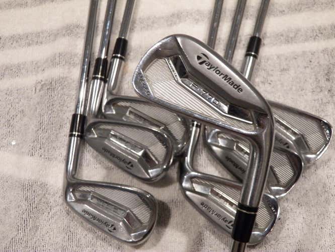RIGHT HAND TAYLORMADE P770 FORGED GOLF IRON SET 4-P KBS TOUR STIFF