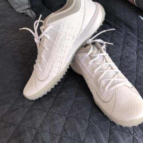 Brown University White Nike Alpha Huarache 7 Pro