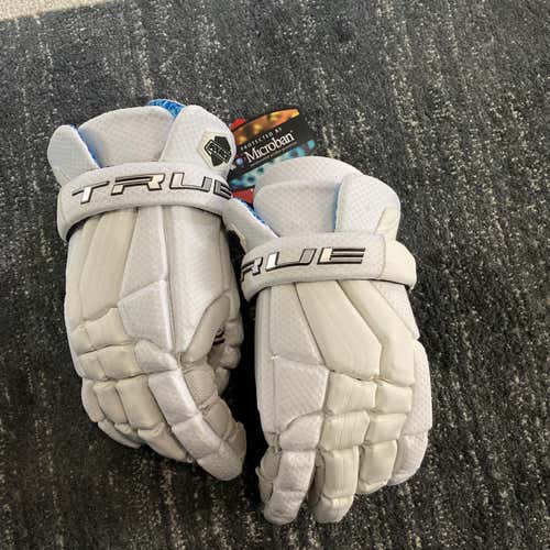White New True Source  13" Lacrosse Gloves