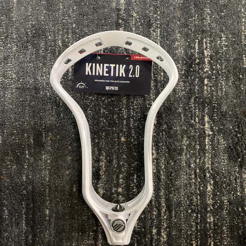 White New Unstrung Kinetik 2.0 Head, Nike alpha and lock