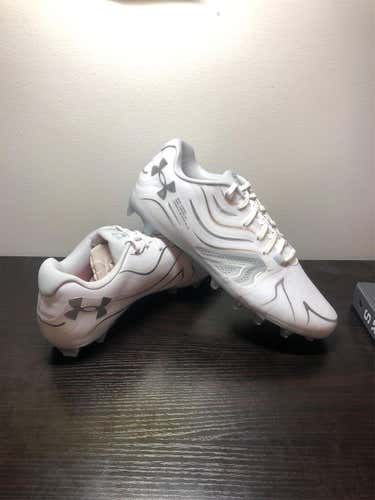 White Unisex Size 11 (Women's 12) Under Armour