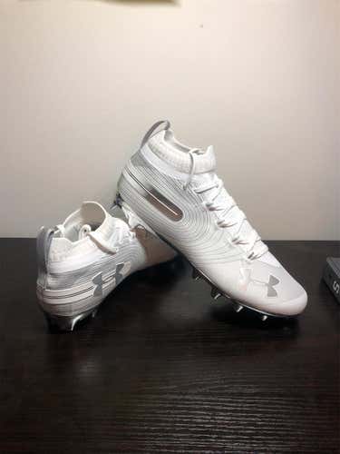 White Unisex Size 11 (Women's 12) Under Armour