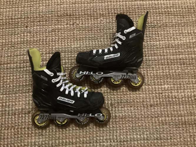 Used Youth Bauer RS Inline Skates Regular Width Size 3