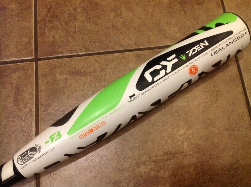 2017 Demarini CF Zen 30/22 (-8) VERY RARE! RETOOLED USSSA LEGAL