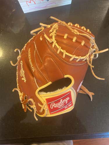 Brown High School/College Catcher's Pro Preferred 33" Baseball Glove