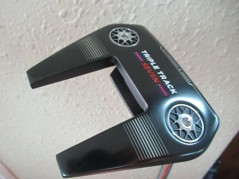 MINT ODYSSEY TRIPLE TRACK SEVEN S 35" PUTTER FACTORY SHAFT AND GRIP HC INCLUDED