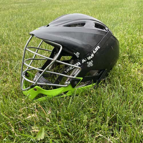 Black and Green Cascade Pro-7 Helmet