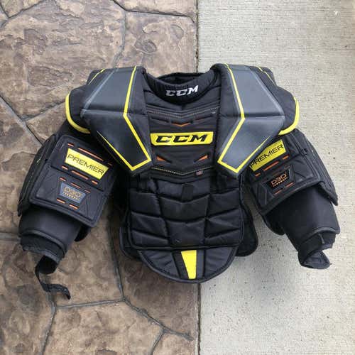 Senior Small CCM Premier Pro Chest and Arm Protector Pro Stock Goalie Chest Protector