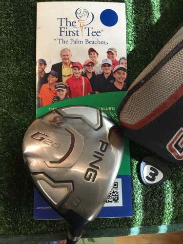 Ping G20 15* 3 Wood Soft Regular (Seniors) Graphite Shaft