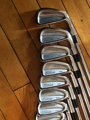 Men's Right Handed 690.CB Forged Stiff Flex Steel Shaft Iron Set