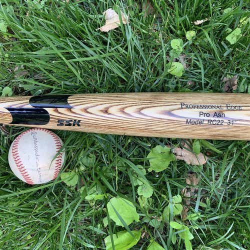 New SSK RC22 31" Robinson Cano Pro Ash Natural Baseball Bat