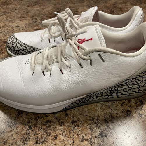 White Men's Size 8.5 (Women's 9.5) Nike Golf Shoes