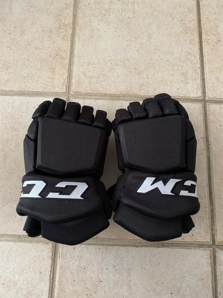 Black Senior CCM HGTK 15" Pro Stock Gloves (Flex Thumb)