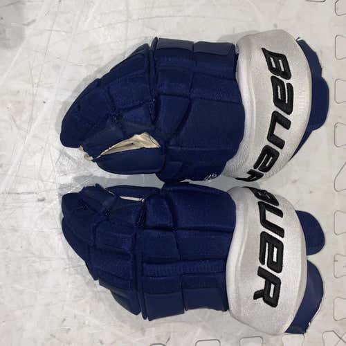 Blue Senior Bauer Supreme TotalOne 14" Pro Stock Gloves