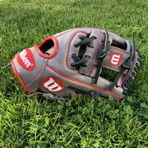 Gray Adult Infield A1000 11.5" Baseball Glove