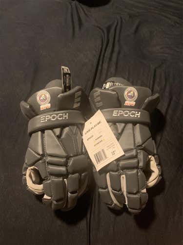 Gray New Epoch Integra LE 13" Lacrosse Gloves