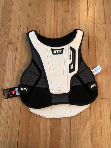 White Adult Large STX Shield 600 Chest Protector