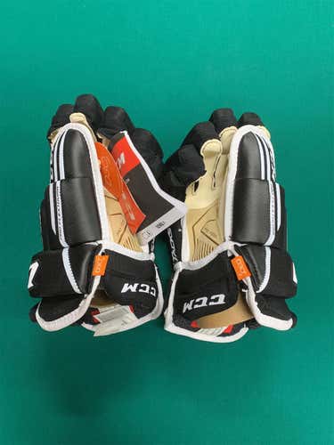 Senior CCM Tacks 4 Roll Pro2 14" Gloves, Black, New